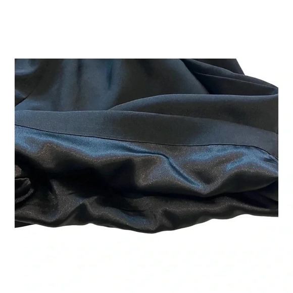 EXPRESS BLACK SHORT ROMPER TIE FRONT WITH SHOULDER CUT OUTS SIZE SMALL - Picture 6 of 8